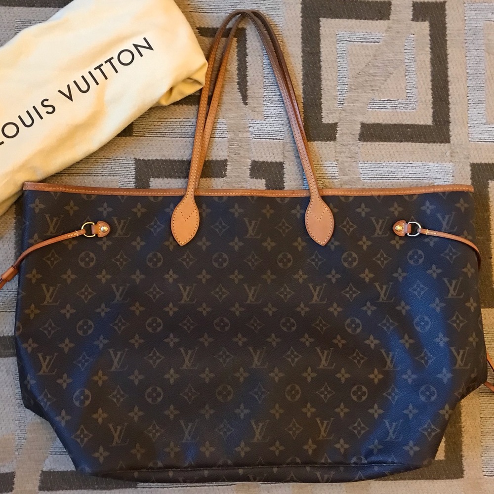 Authentic Louis Vuitton Neverfull GM Monogram